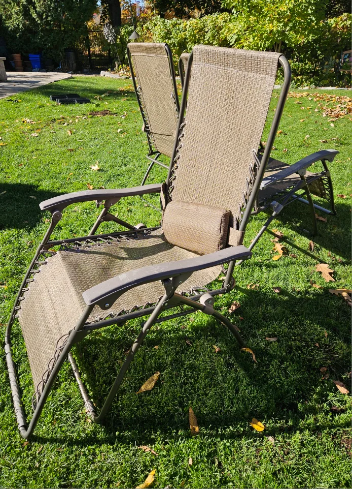 Set of 3 Zero Gravity Lounge Chairs image indicator(9)