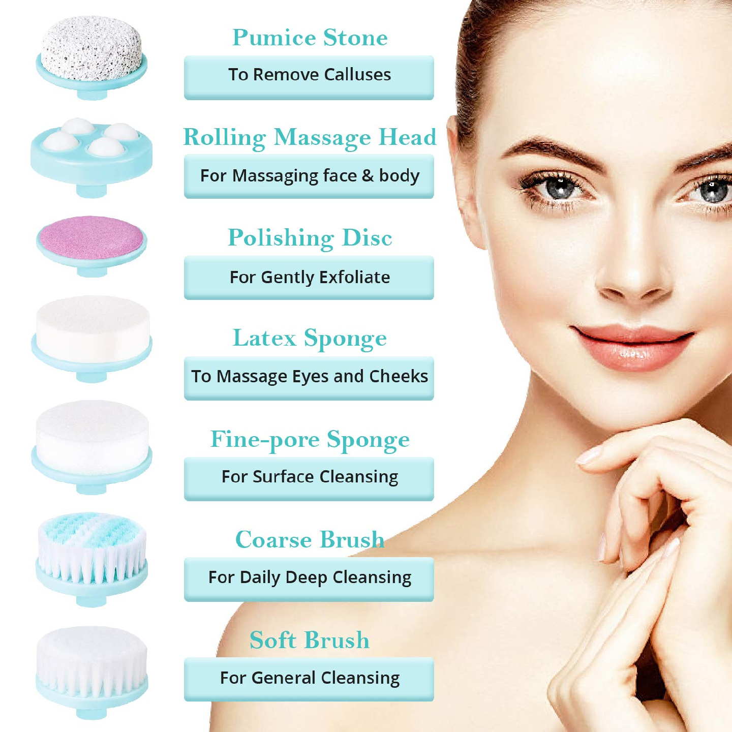 Electric Facial Cleansing Brush 7 IN 1 - - photo 2