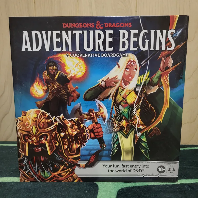Dungeons & Dragons Adventure Begins Board Game