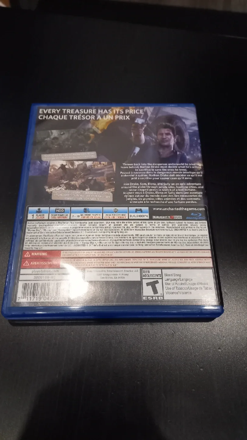 Uncharted 4: A Thief's End - PS4 Game image indicator(2)