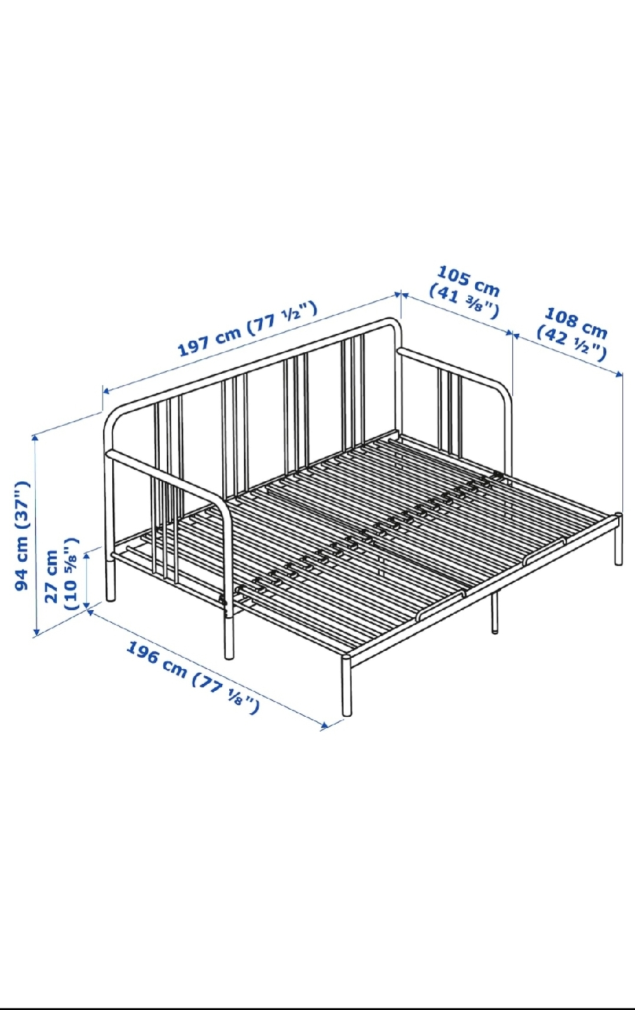 Ikea Fresdale Frame - Black - photo 4