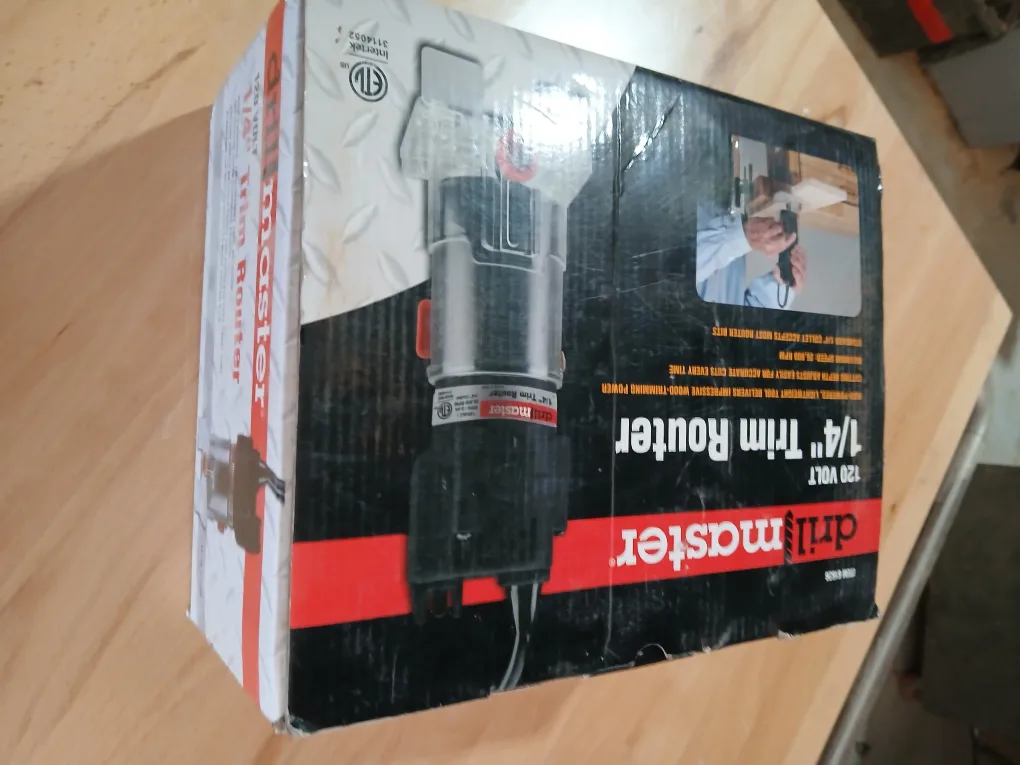 Drill Master 1/4" Trim Router - Like New! image indicator(3)
