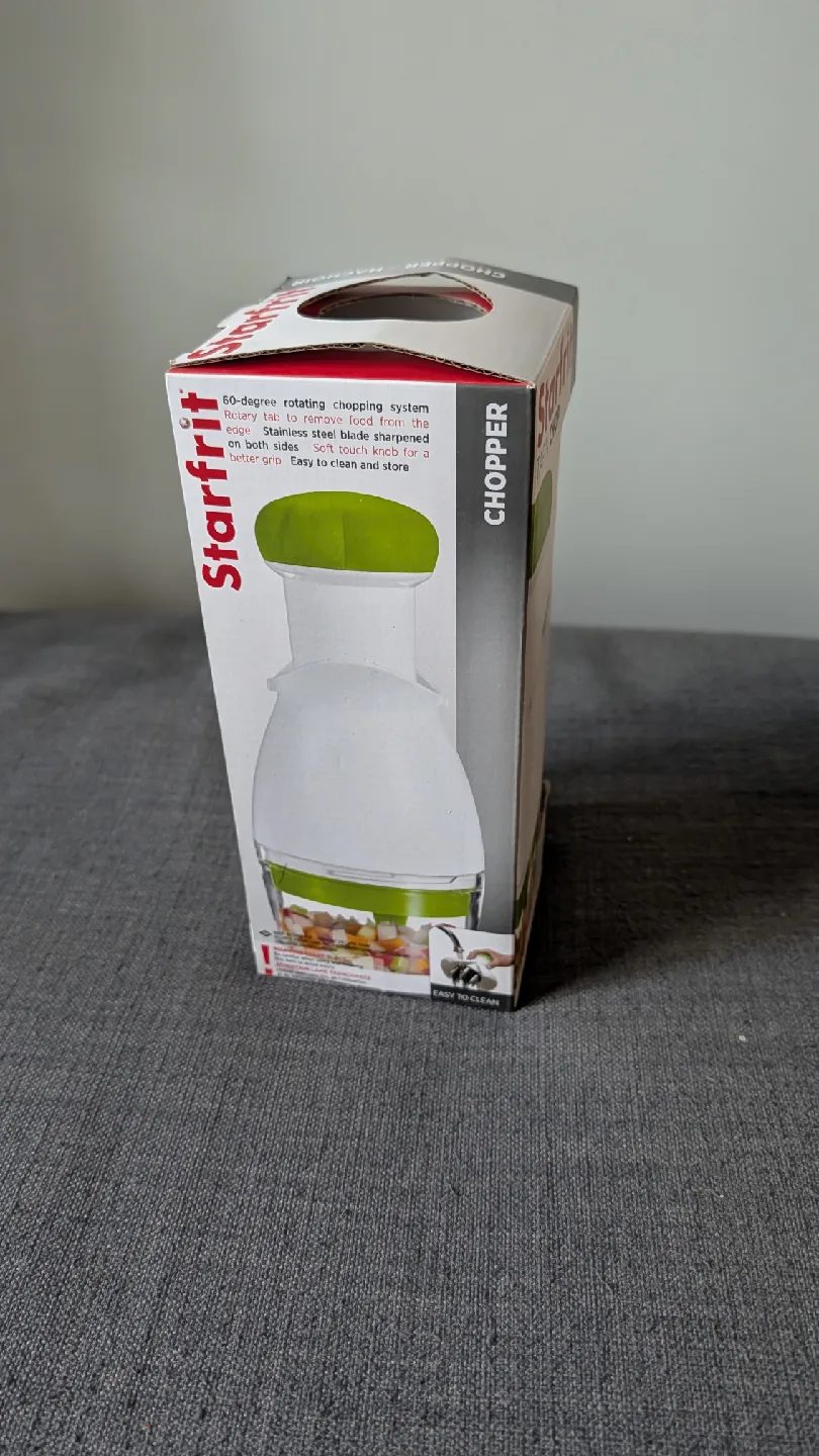 Starfrit Tap N' Chop Chopper - New in Box! image indicator(2)