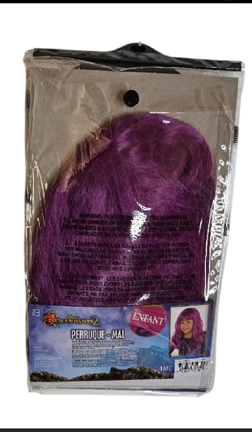Disney Descendants 2 Mal Purple Wig - Child Size image indicator(2)