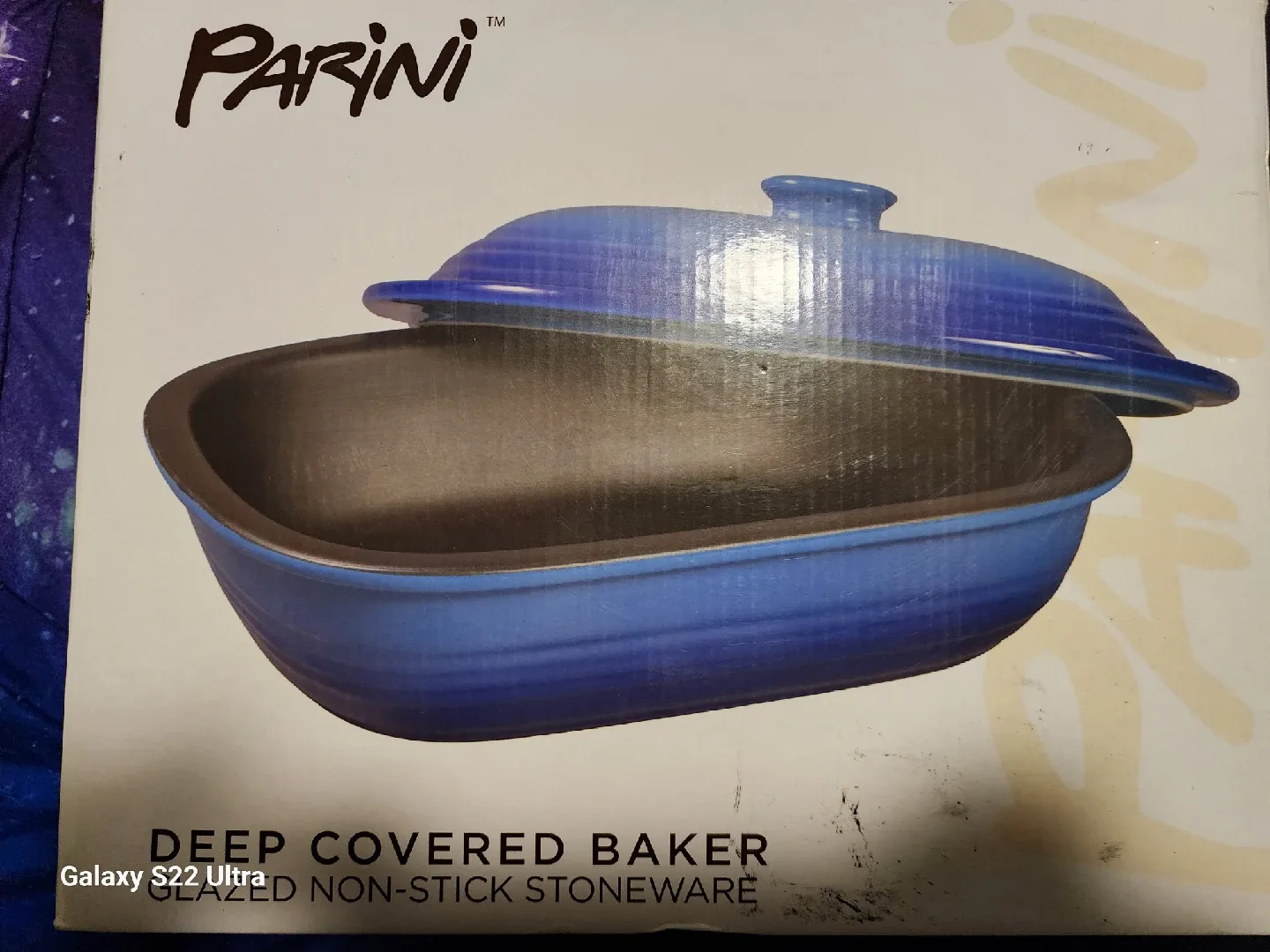 Parini Deep Covered Baker - Glazed Stoneware thumbnail