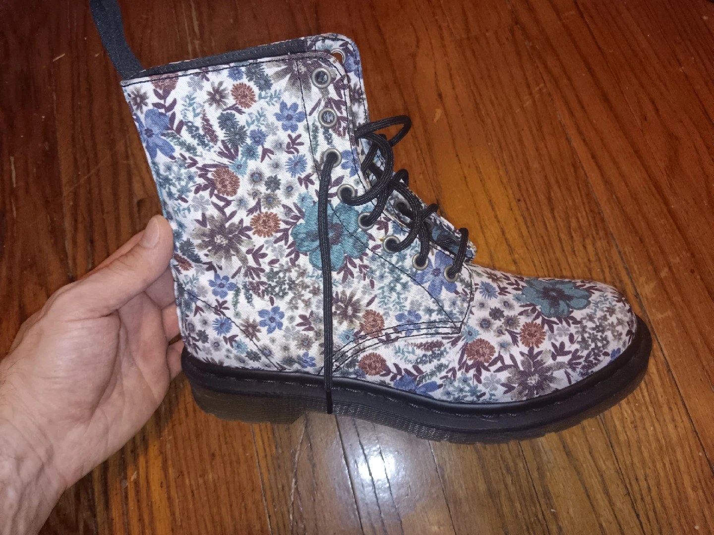 Dr. Martens Floral Boots