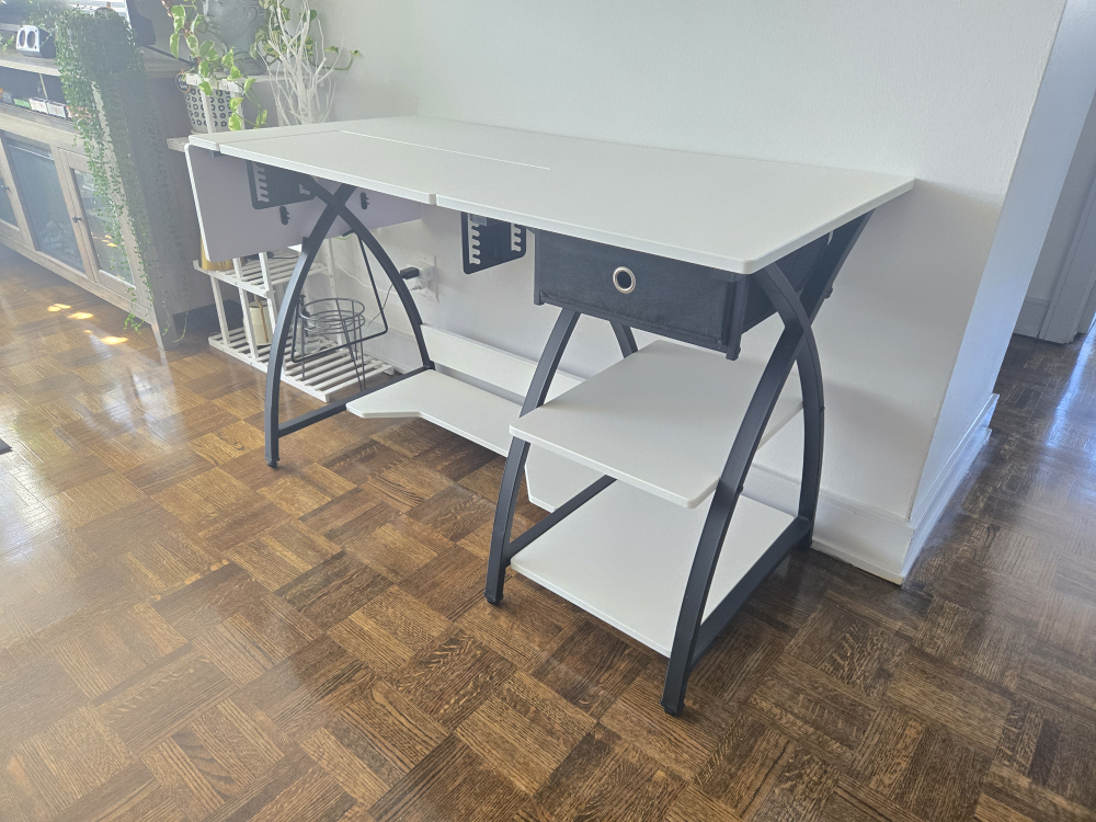Sewing/Craft Table with Storage