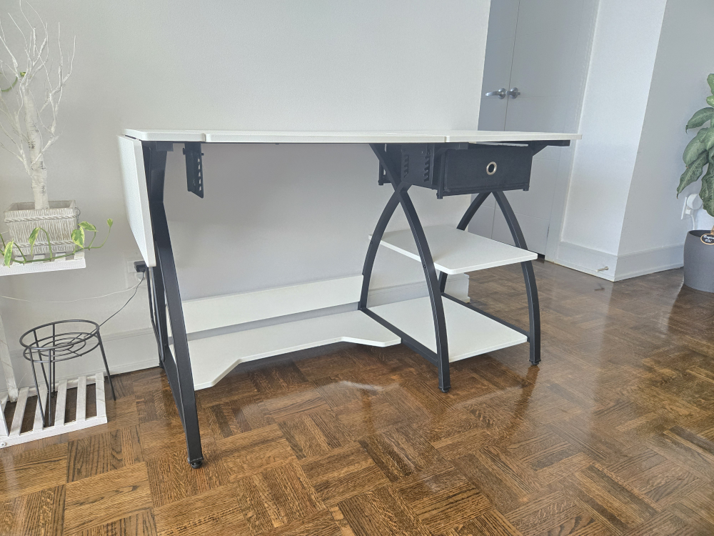 Sewing/Craft Table with Storage - photo 4