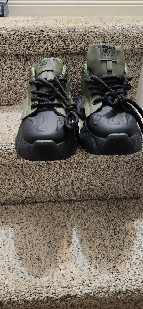 MBZCX Green & Black Platform Sneakers - Size 46