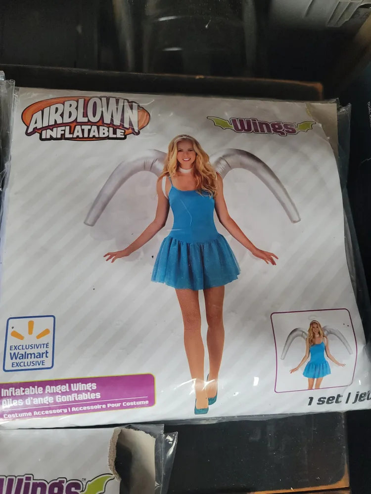 Airblown Inflatable Wings Costume - New in Package! image indicator(5)