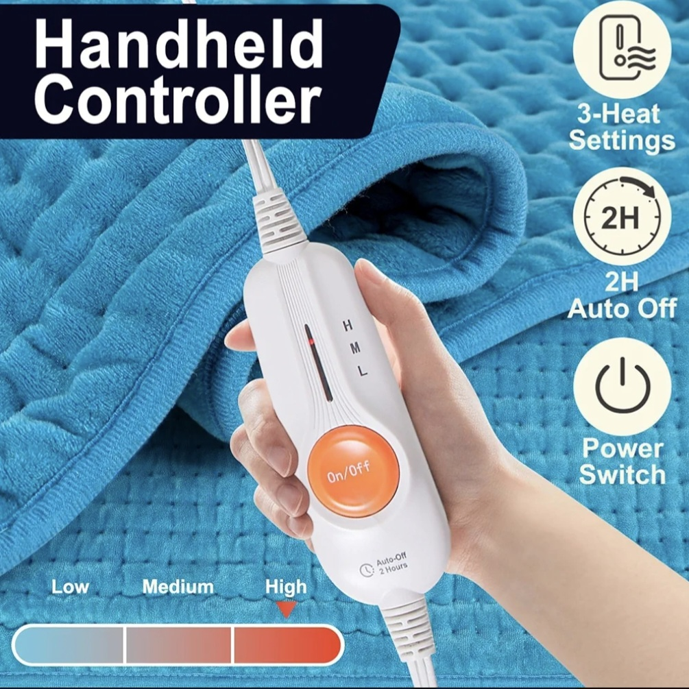 Boileau Extra Large Super Soft Electric Heating Pad - photo 3