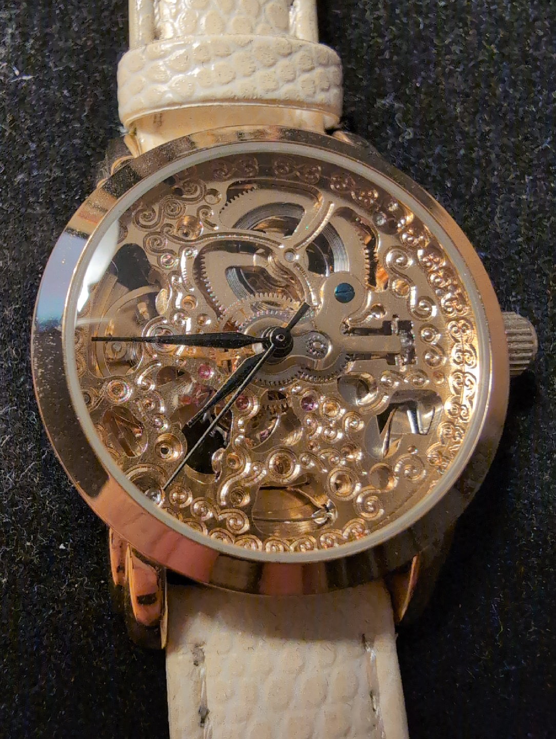 Akkribos XXIV Women's Automatic Skeleton Watch - photo 2