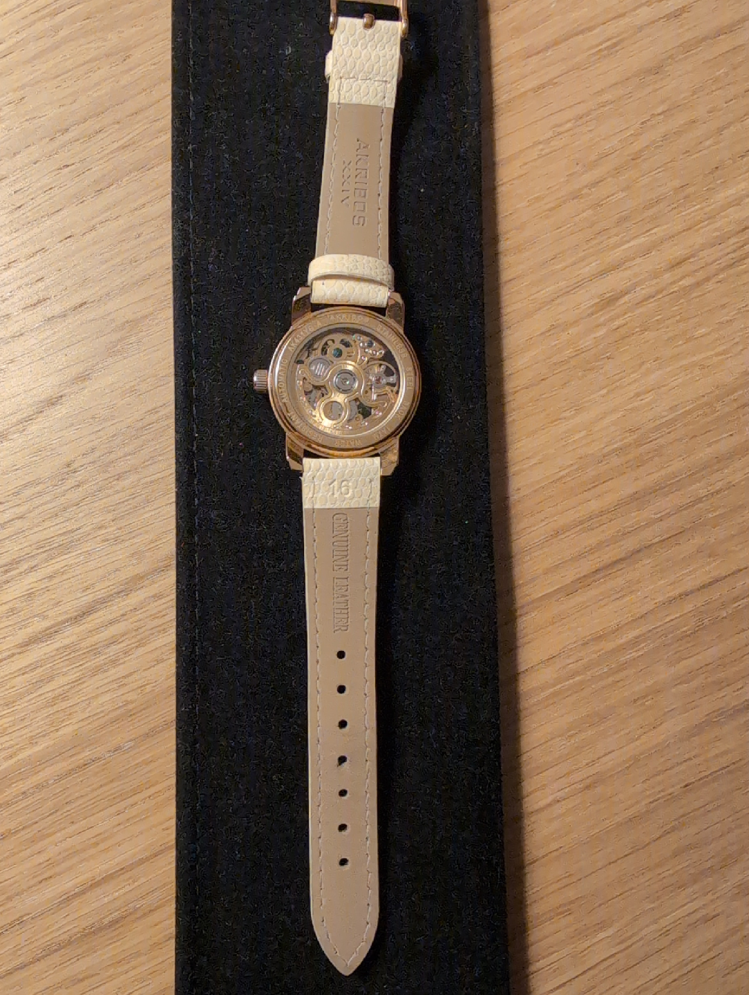 Akkribos XXIV Women's Automatic Skeleton Watch - photo 4