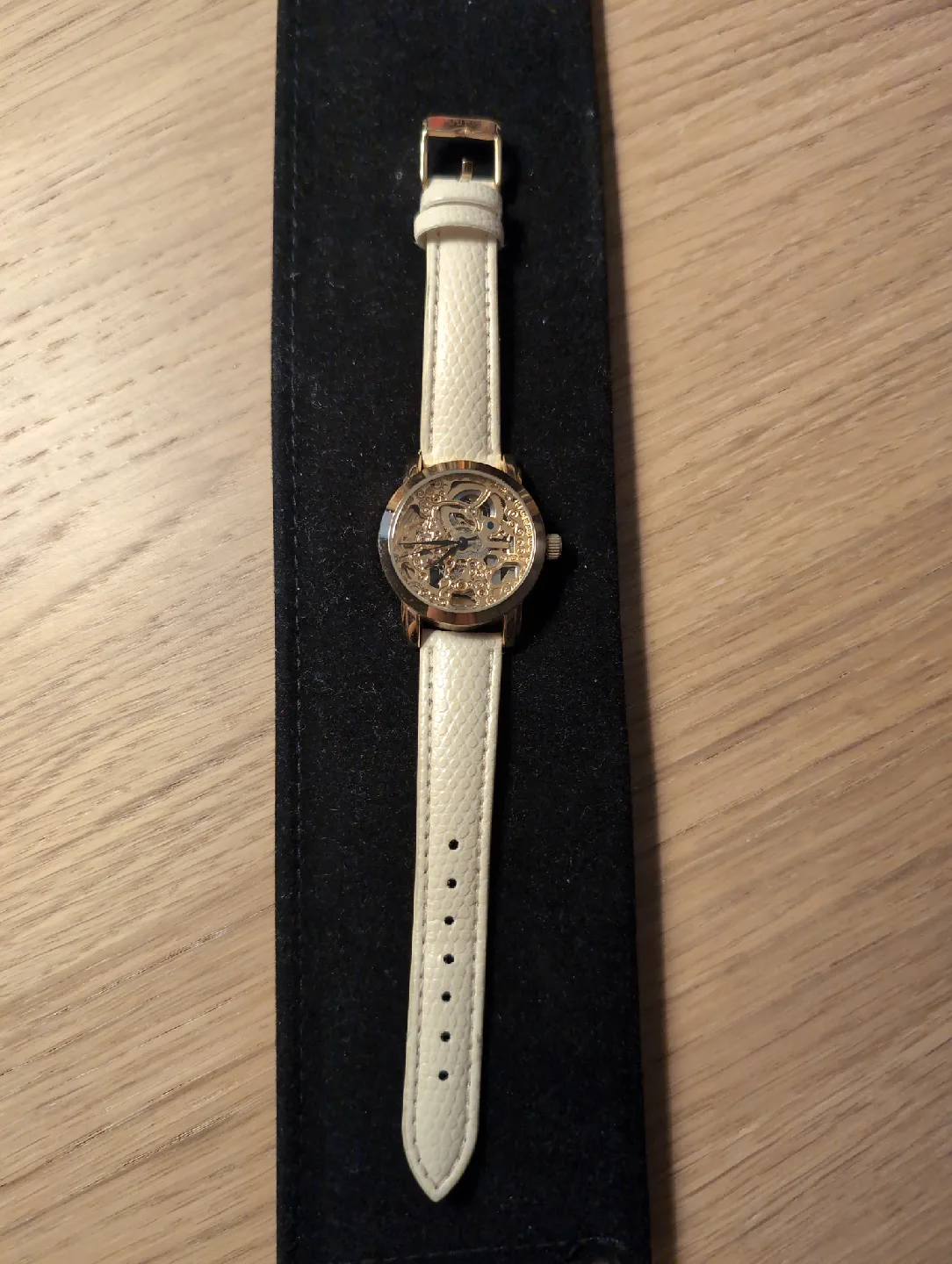 Akkribos XXIV Women's Automatic Skeleton Watch image indicator(5)