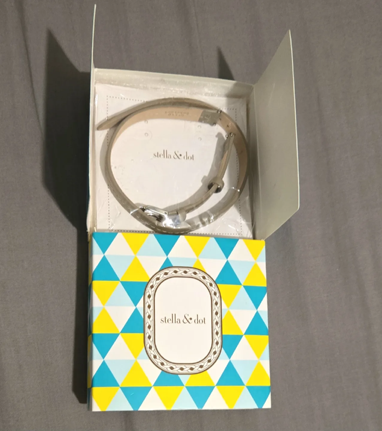 NEW Stella & Dot Leather Watch Strap - New in Box image indicator(3)