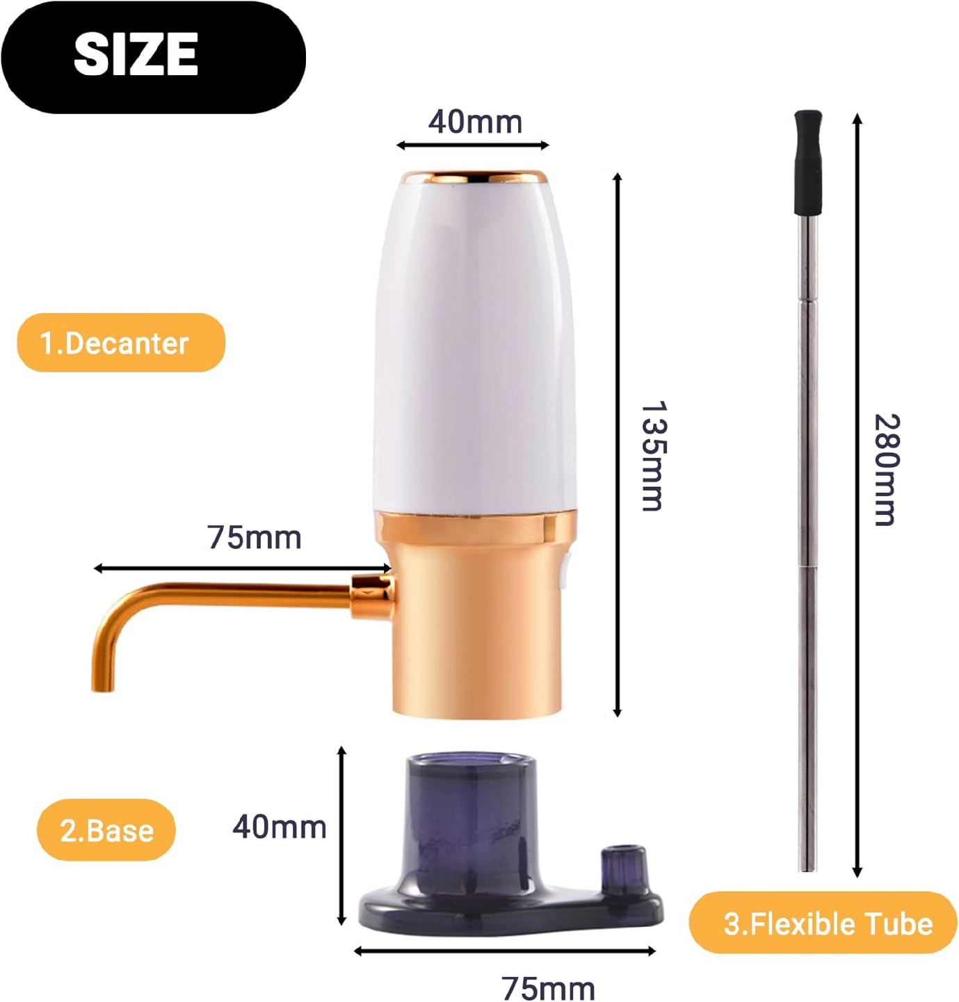 Electric Wine Aerator Dispenser Electric Smart Decanter - photo 2