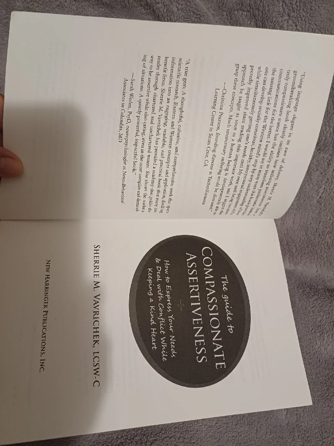 Book: The Guide to Compassionate Assertiveness by S. Vavrichek image indicator(5)