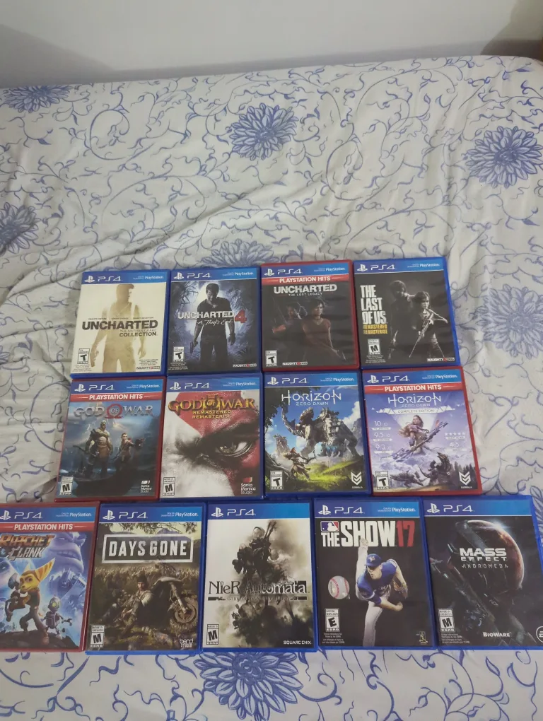 PS4 Games - Uncharted, God of War, Horizon Zero Dawn + image indicator(2)