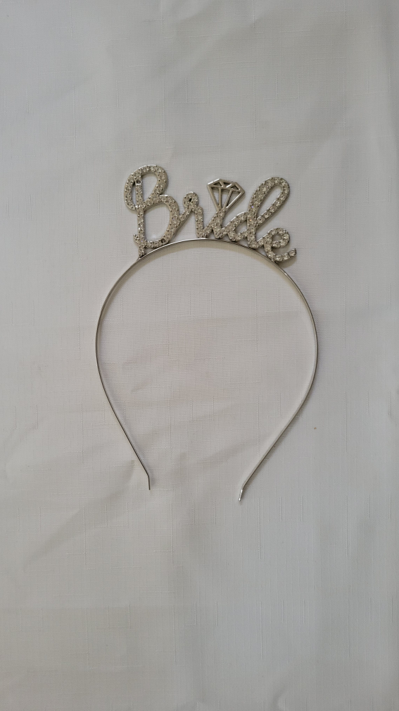 Like New Bride Rhinestone Headband Tiara