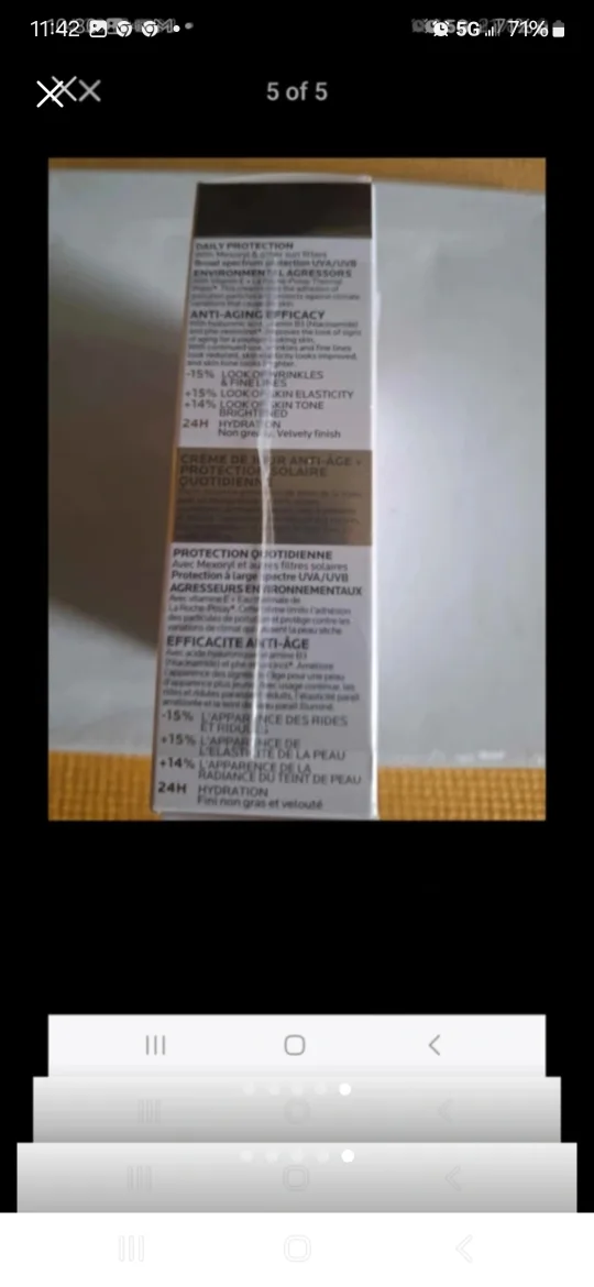 3 X La Roche Posay Anthelios Age Correct SPF50 +  Cream 50mL image indicator(5)