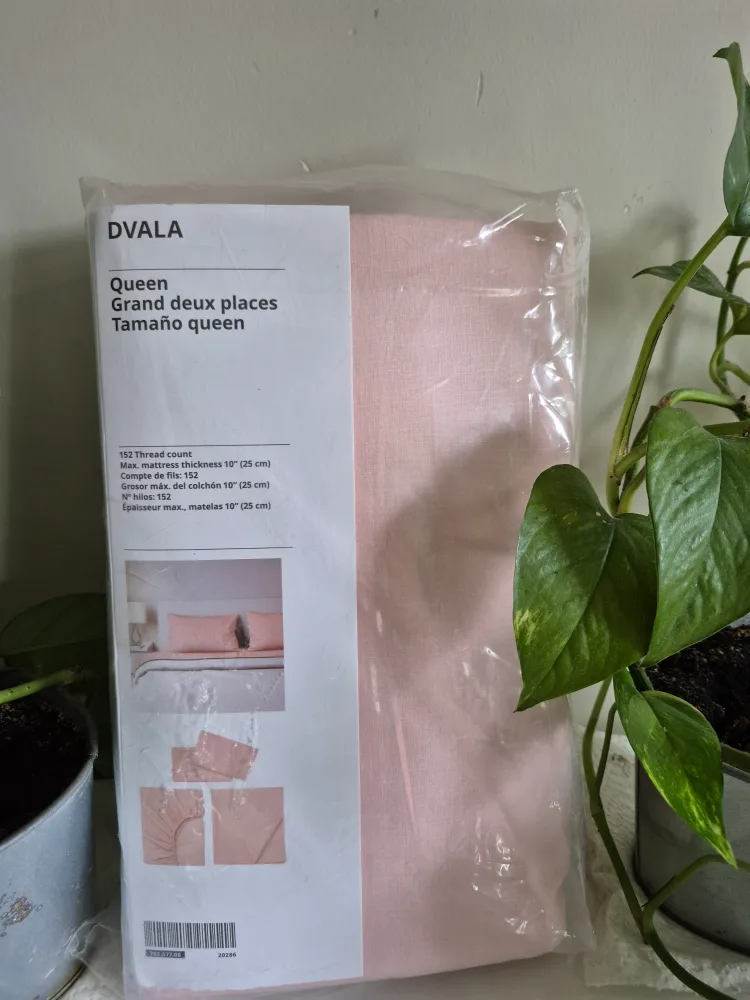 New Dvala Queen Size Sheet Set - Pink