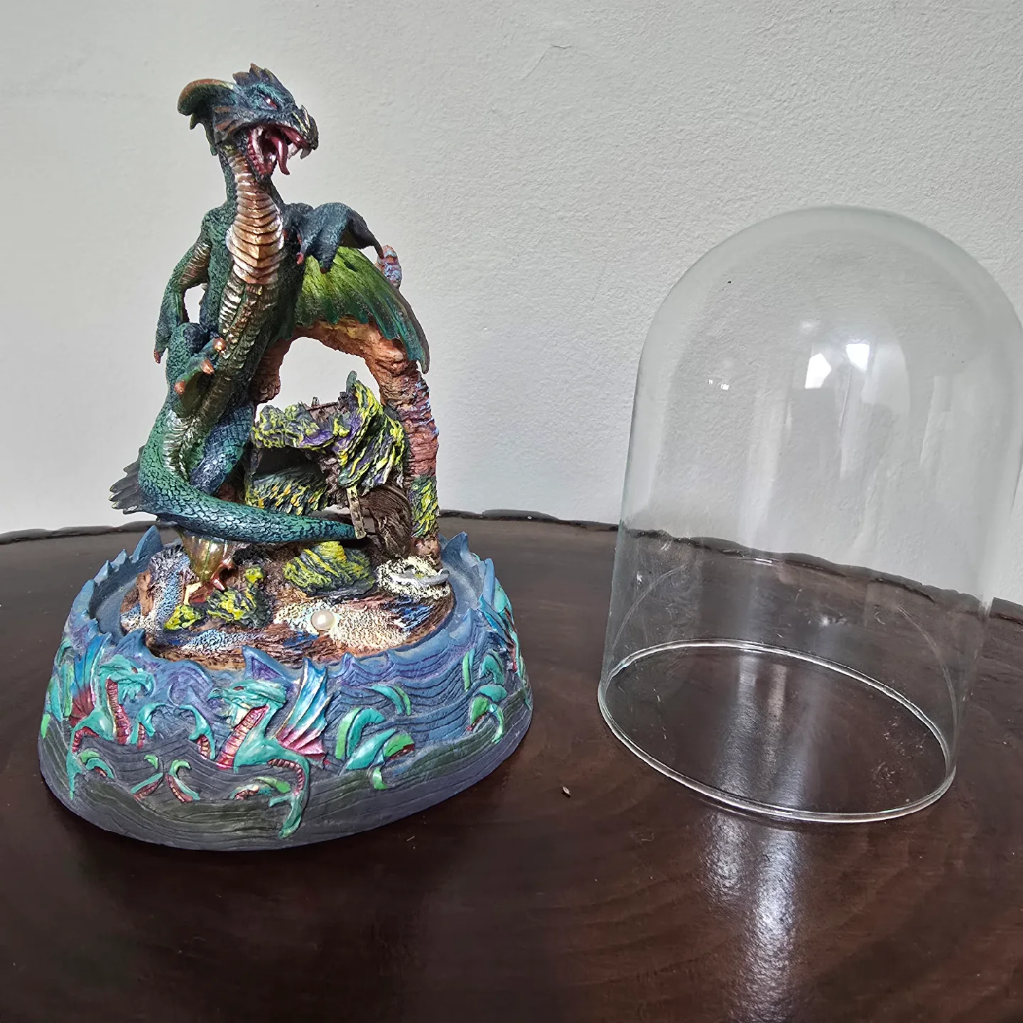 Dragon Figurine with Glass Dome image indicator(2)