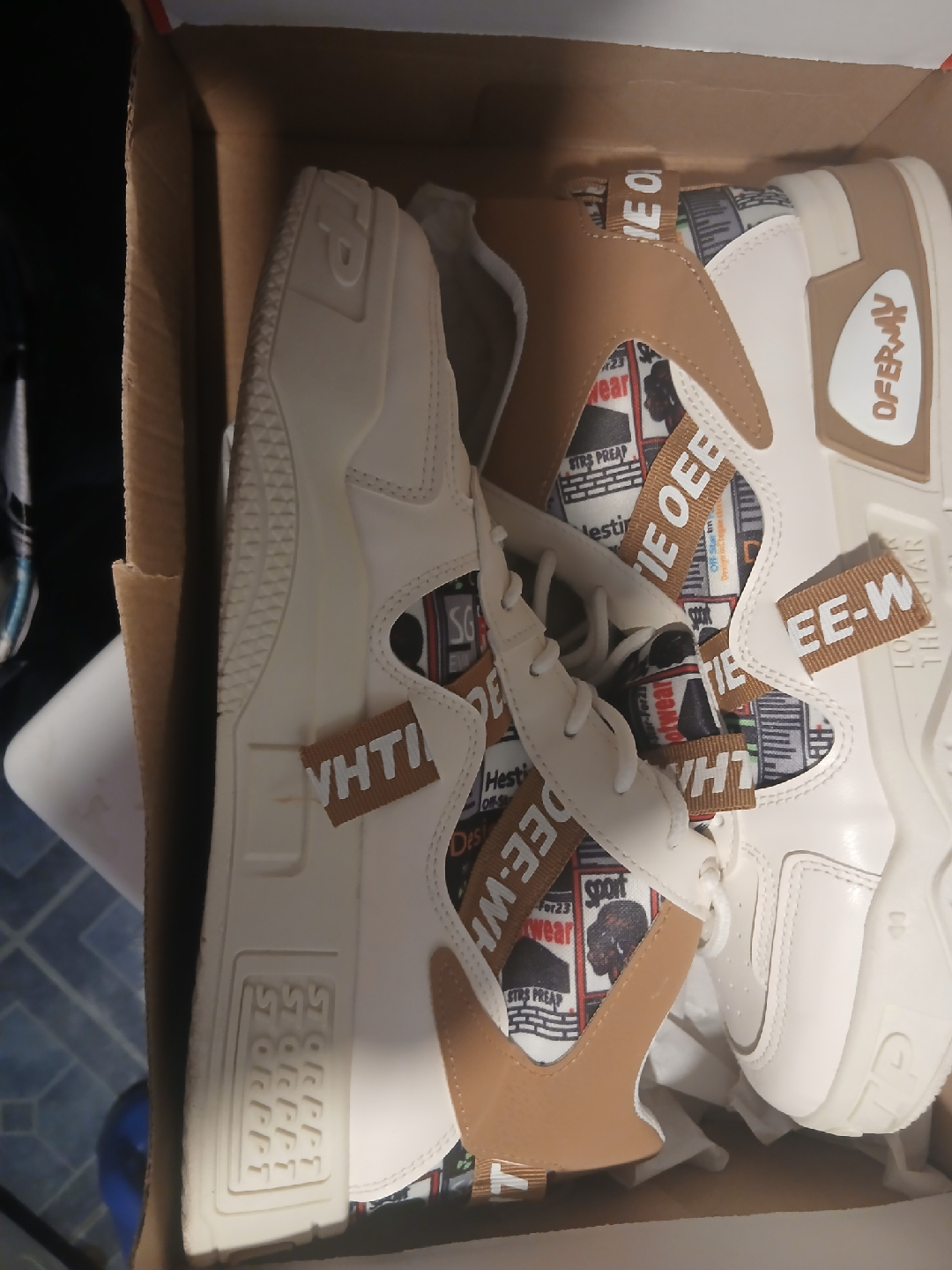 Off-White High-Top Sneakers - photo 2