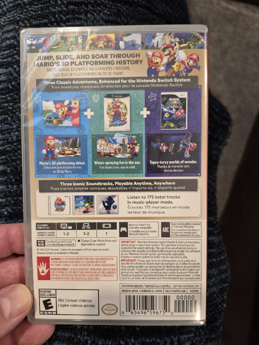 BNIB Sealed Super Mario 3D All-Stars Nintendo Switch Game - photo 3