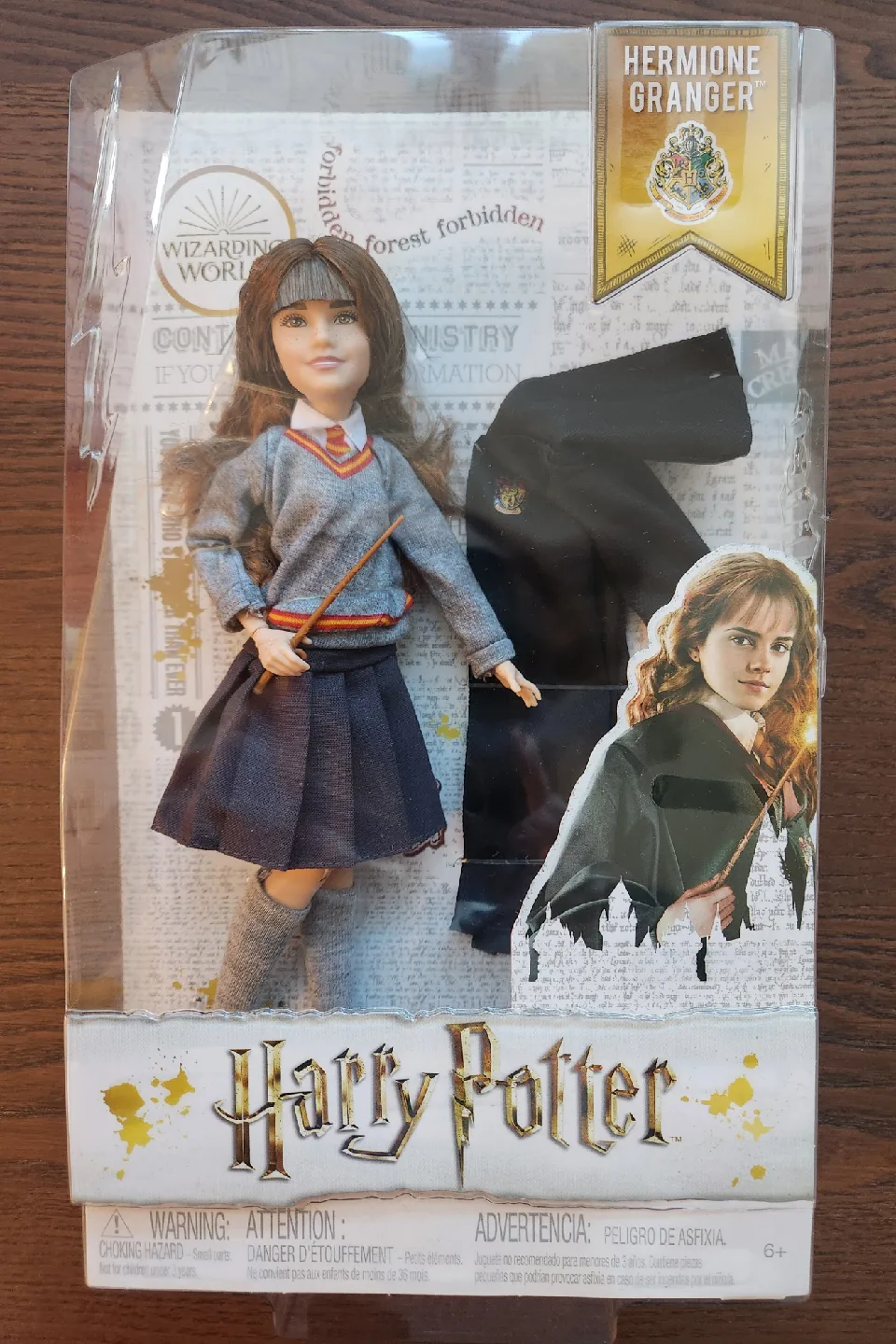 NEW IN BOX Mattel Wizarding World Hermione Grainger doll thumbnail
