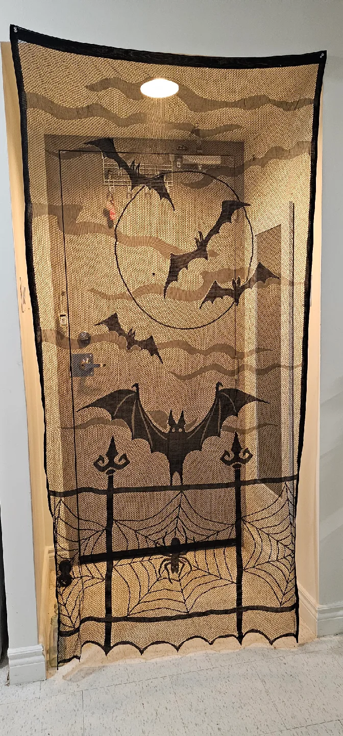 Halloween Bat & Spiderweb Decoration 🥕 🥕 🥕 🥕 🥕 🥕 thumbnail