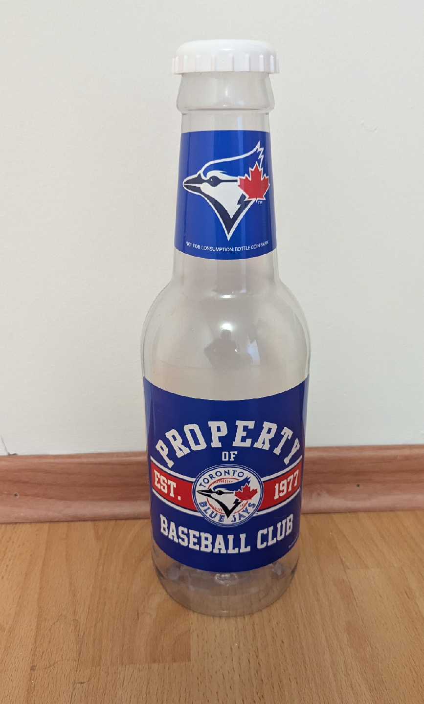 Toronto Blue Jays Bottle Coin Bank