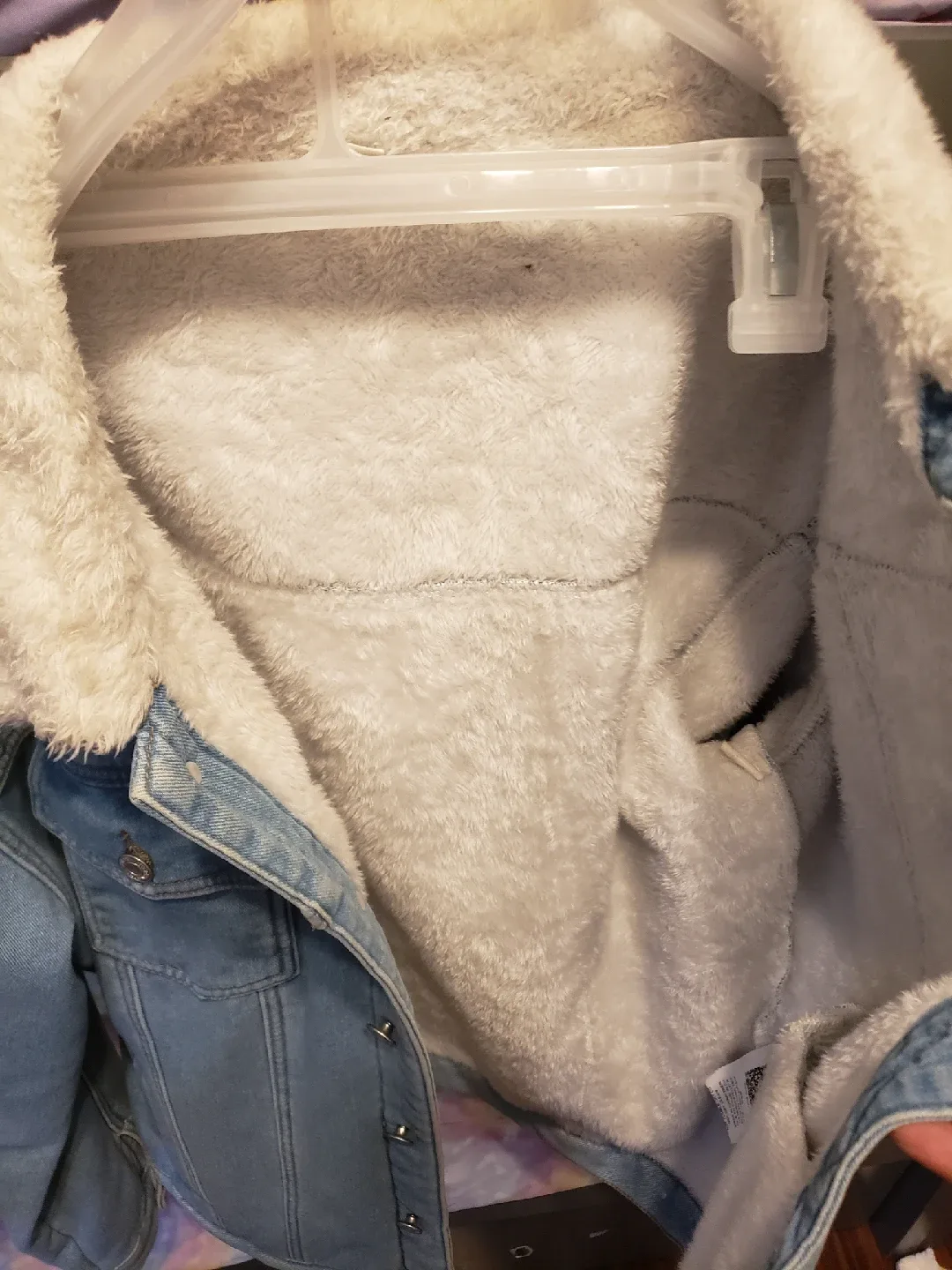 Denim Jacket with Faux Fur Collar image indicator(2)