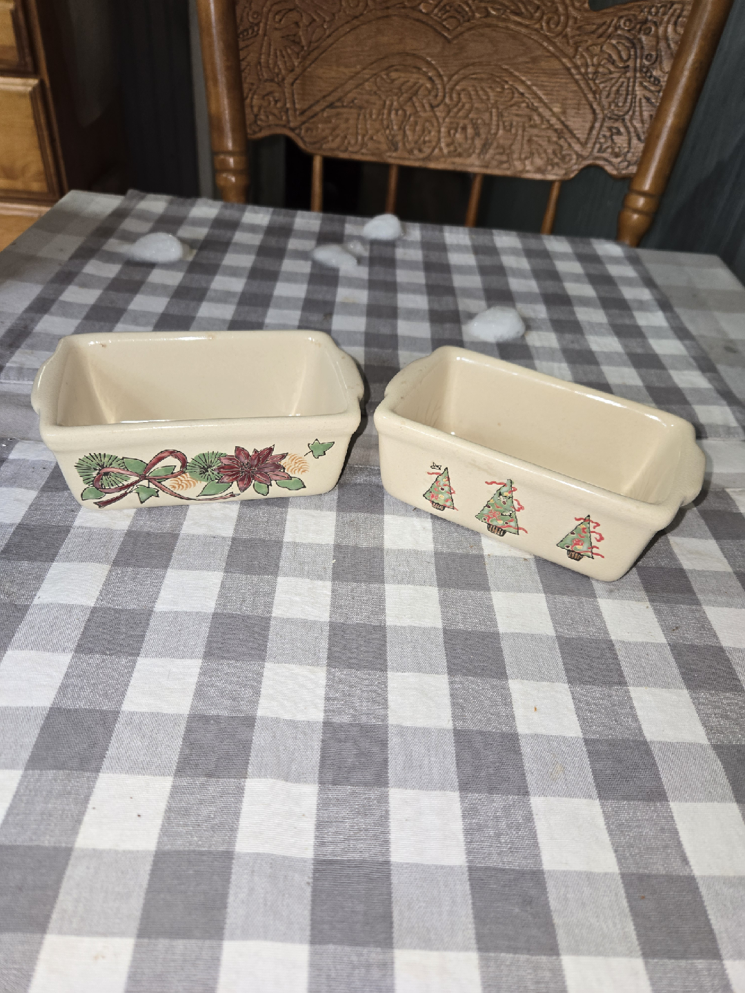 Nantucket Christmas Mini Loaf Pans - Set of 2