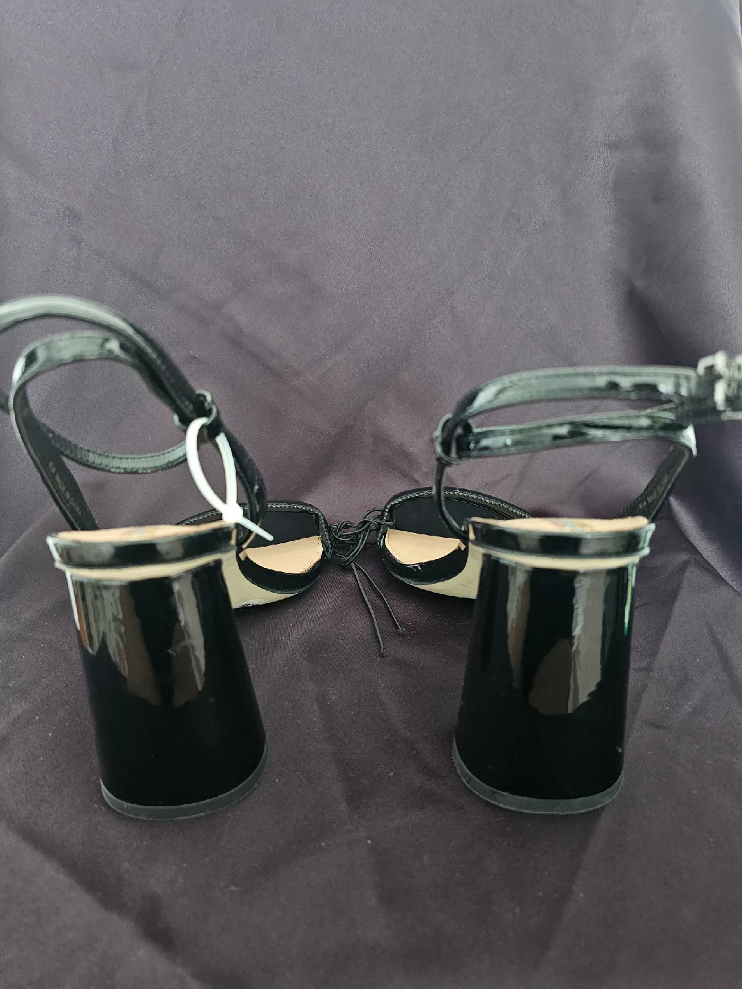 LIKE NEW - Sam Edelman Black Strappy Heels, Size 5.5 image indicator(3)