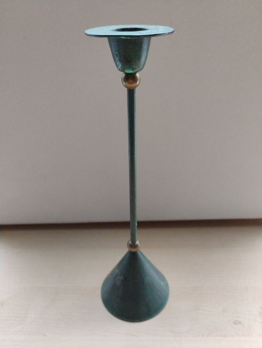 Vintage Metal Candlestick Holder