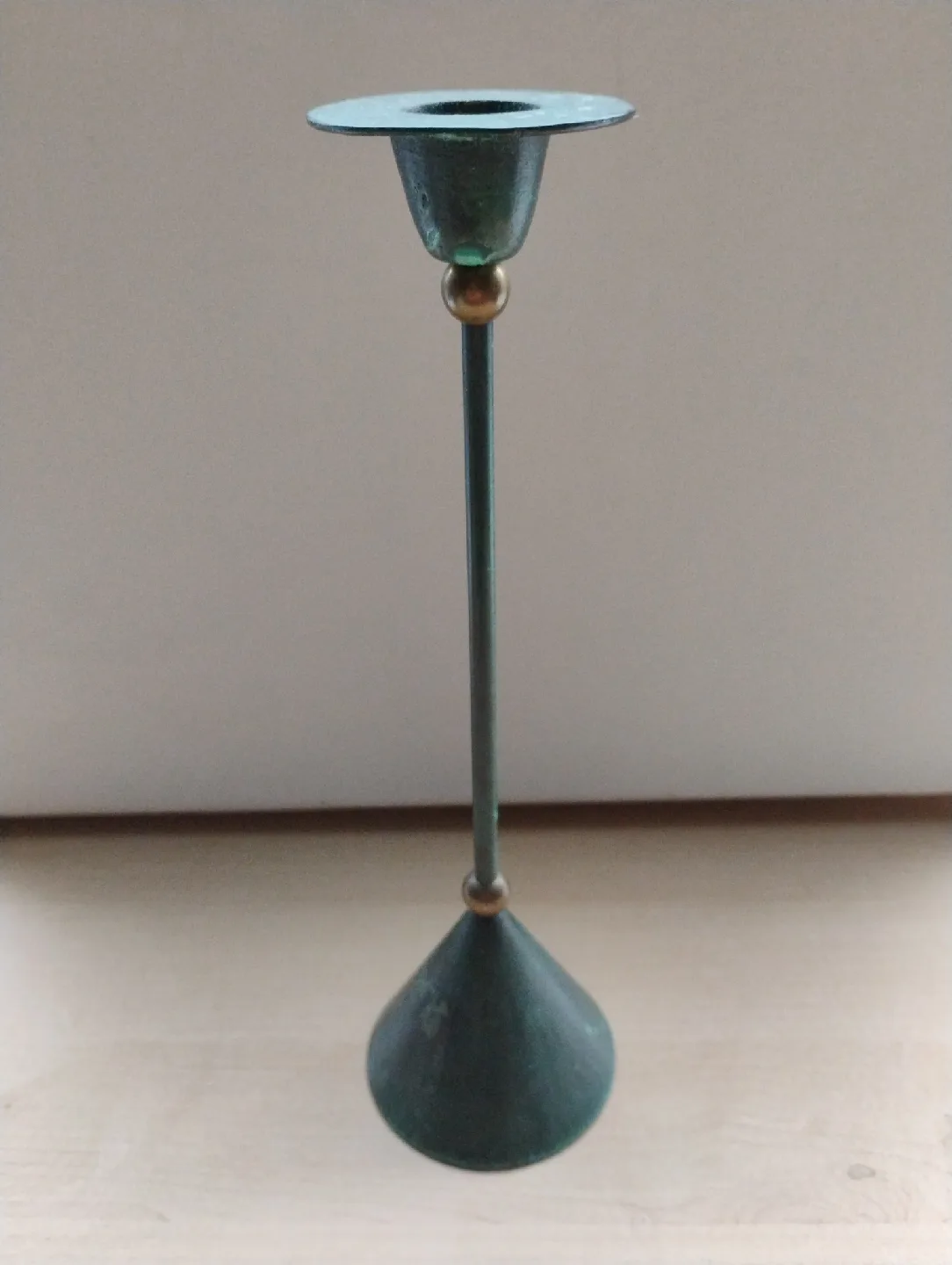 Vintage Metal Candlestick Holder thumbnail