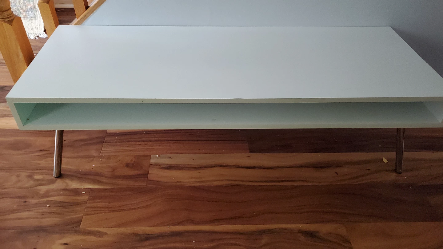 White Coffee Table - 56 inches long - photo 2