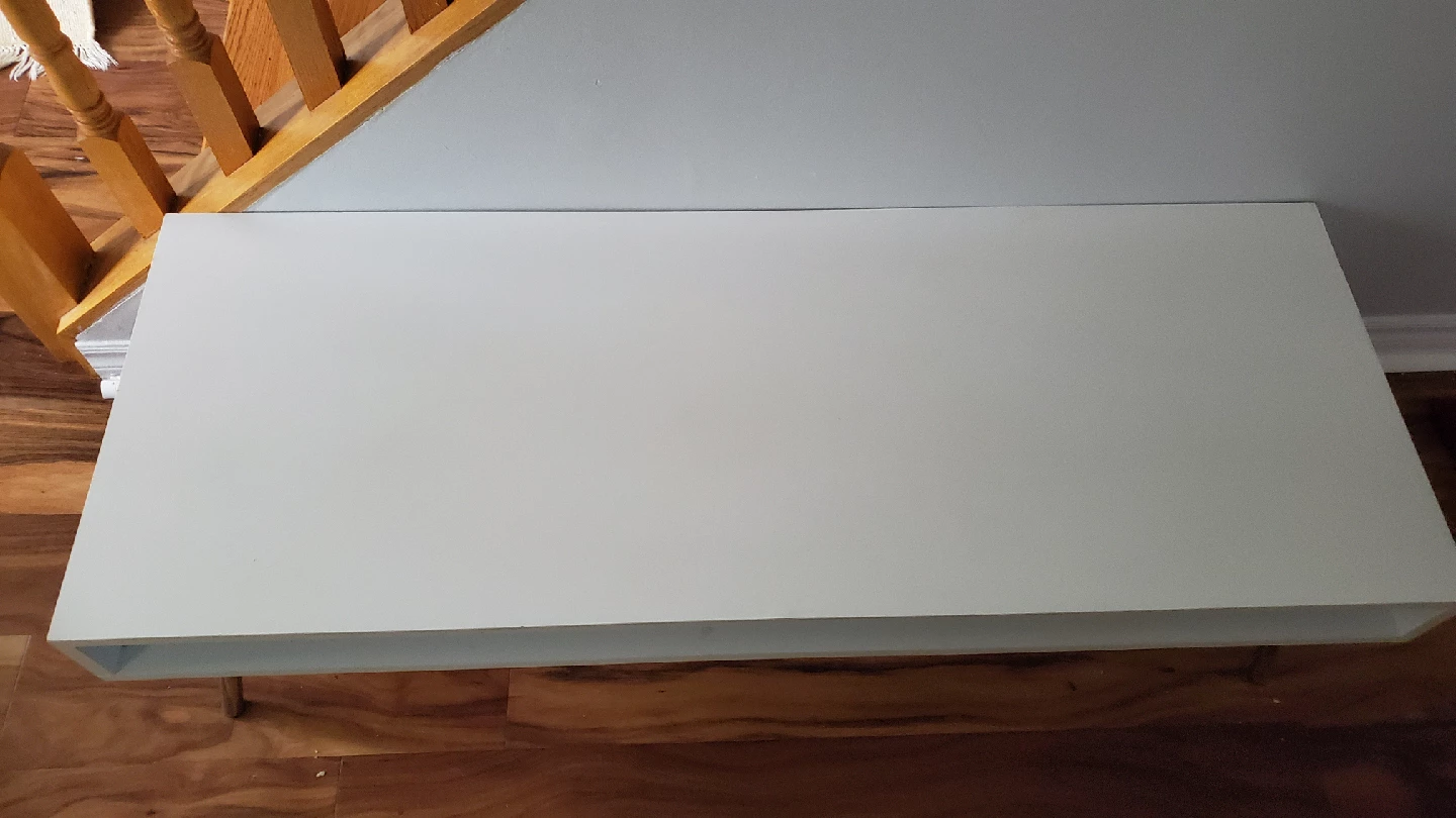White Coffee Table - 56 inches long - photo 3