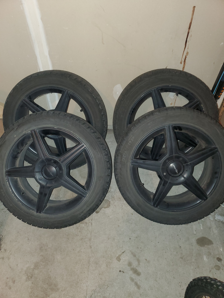 Dunlop Winter Maxx Tires on Vision Rims
