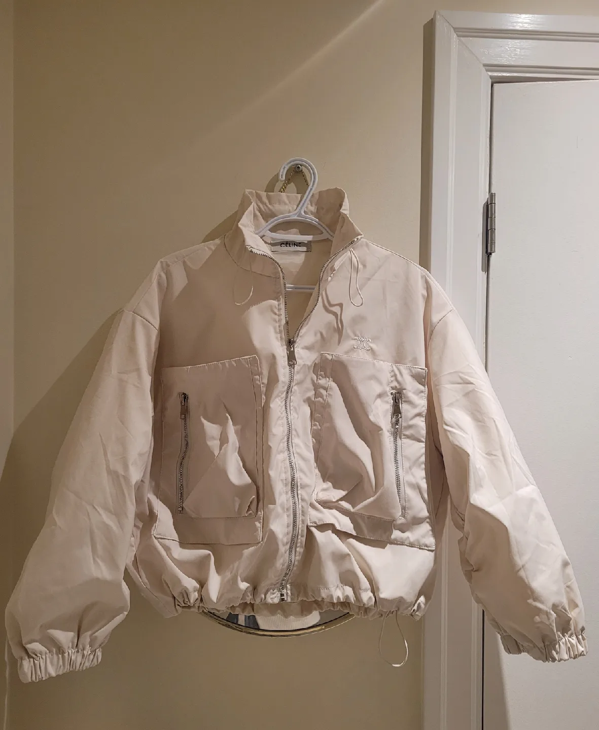 (NEW)Celine style Paris Beige Jacket image indicator(2)