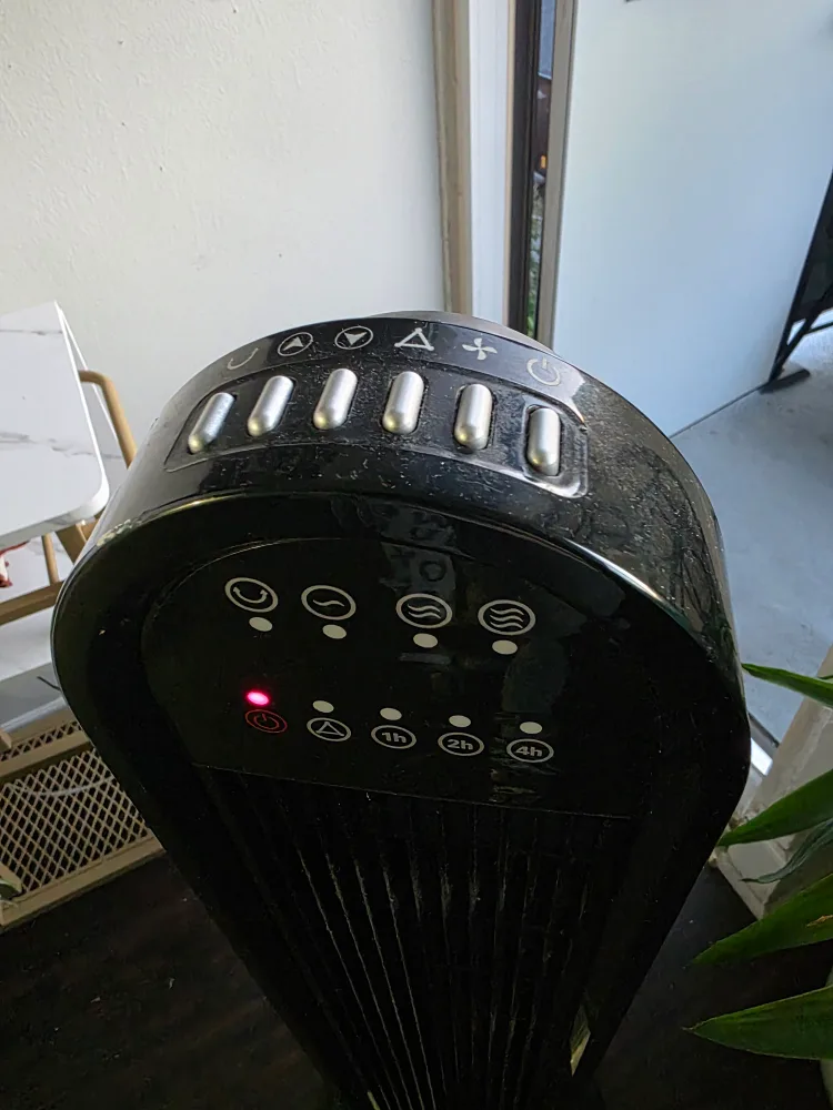 2 NOMA Oscillating Tower Fan - Black, 45-in image indicator(3)