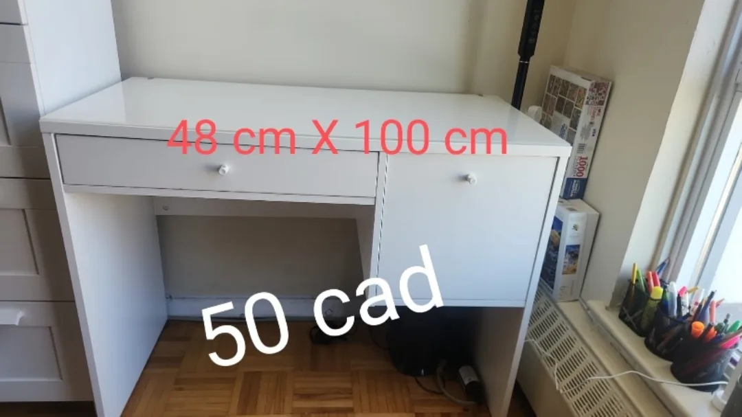 White Desk (48cm x 100cm)