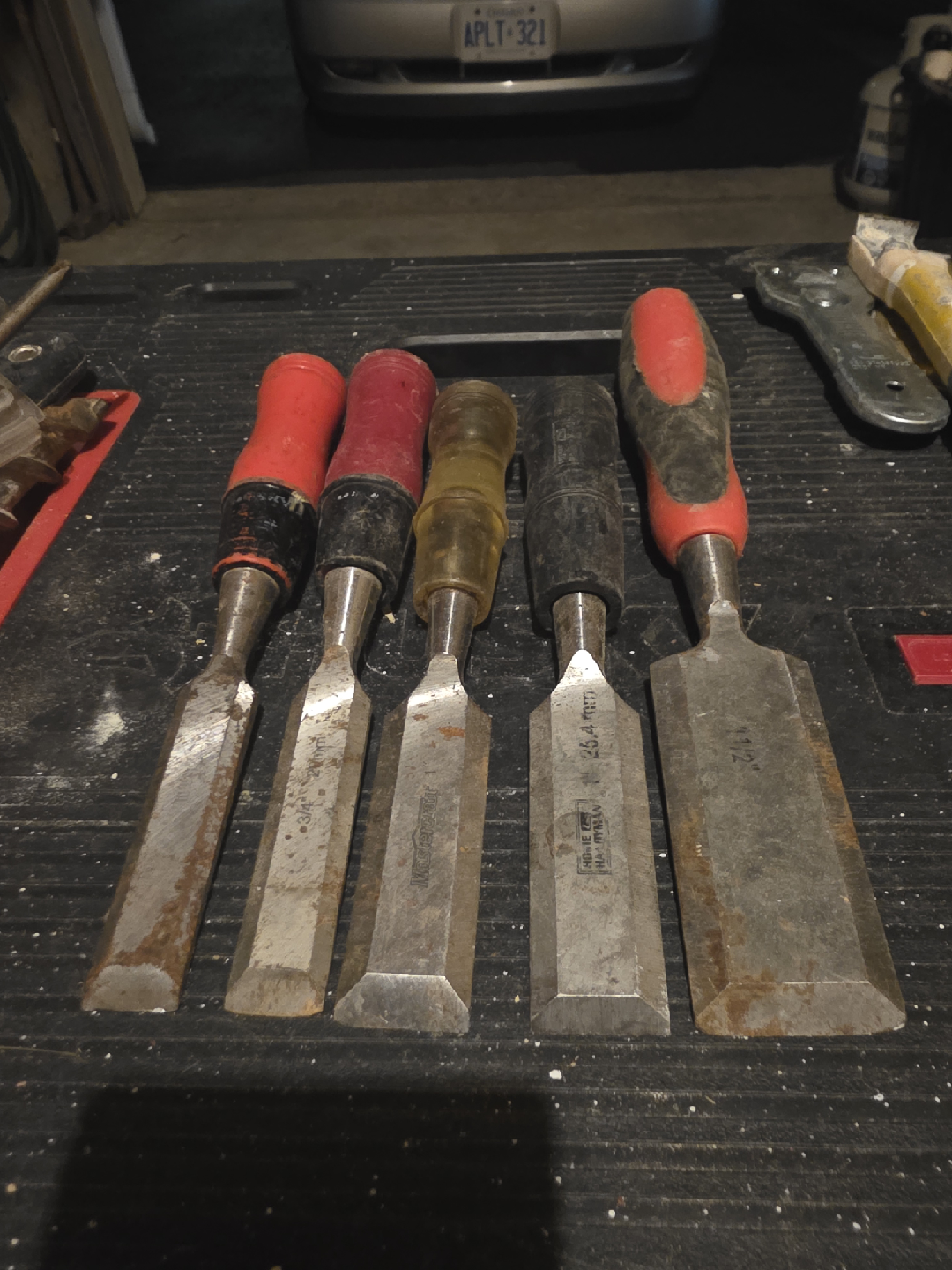Set of 5 Assorted Chisels