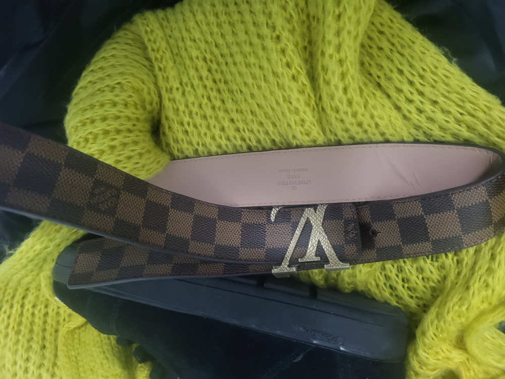 Louis Vuitton Damier Ebene Belt Size 34 - photo 2
