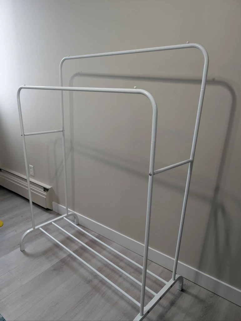 White Clothes Rack - photo 3