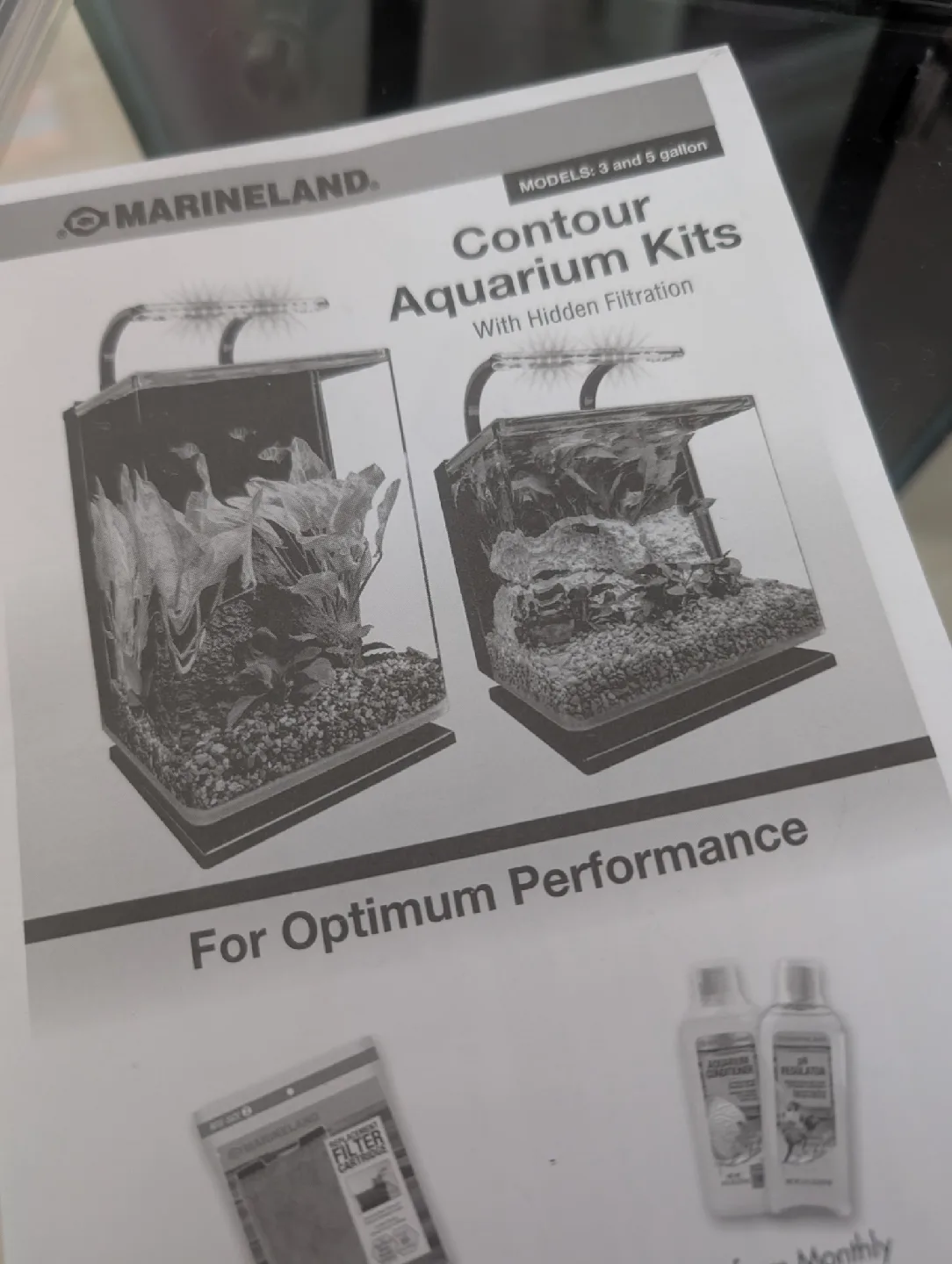 Marineland 3-5 Gallon Aquarium Kit + Accessories image indicator(2)