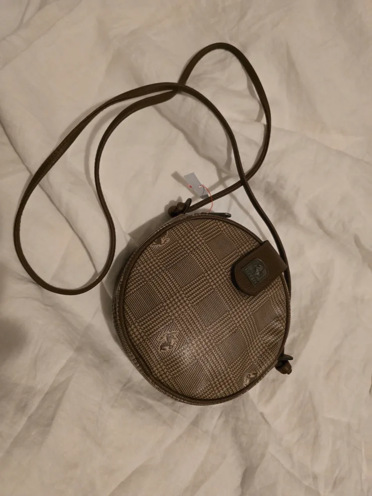 Ferrari Round Plaid Crossbody Bag image indicator(4)