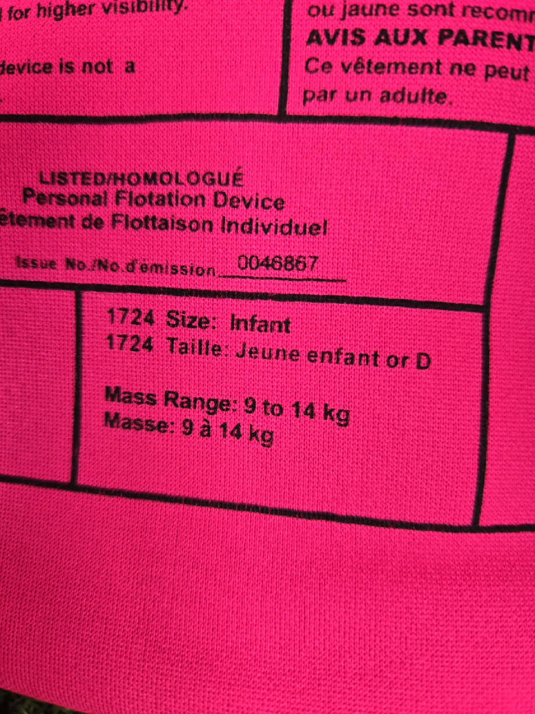 Near mint condition. Kids toddlers life jacket - photo 5