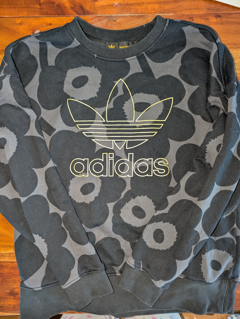 Adidas x Marimekko Sweatshirt With Golden Trefoil Size M - photo 2