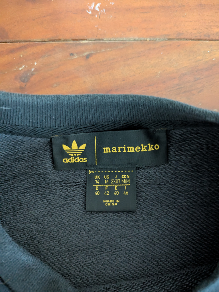 Adidas x Marimekko Sweatshirt With Golden Trefoil Size M - photo 3